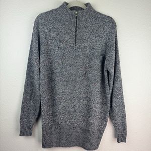 Plain Jane Sport By Sweet Baby Jane Pullover Knit Sweater Multicolor Speckle M